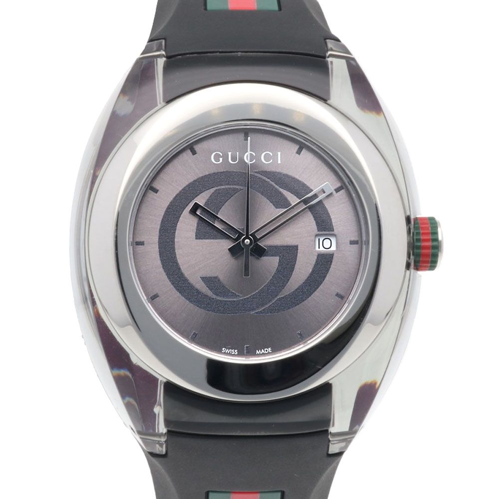 グッチ 腕時計 時計 ステンレススチール YA137116(137.1) クオーツ メンズ 1年保証 GUCCI 中古 グッチ