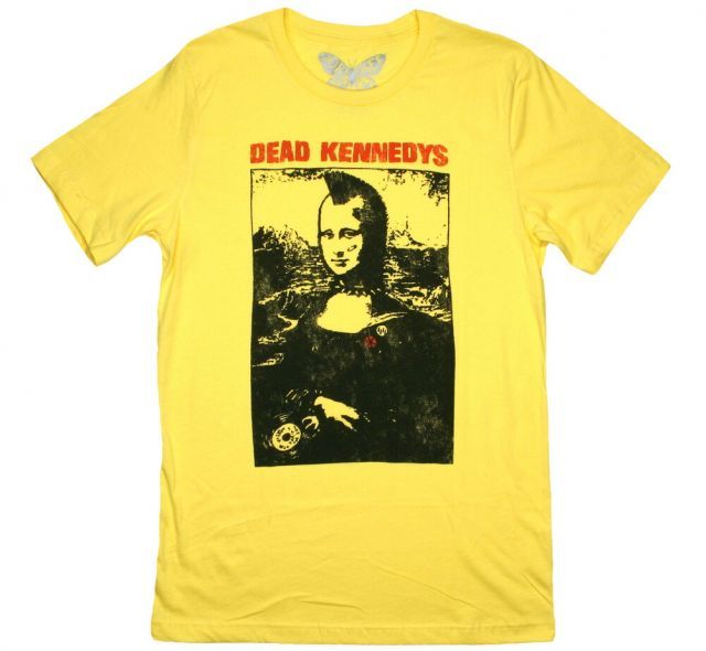 [Worn Free] Dead Kennedys / Mona Lisa Tee (Yellow) - [ウォーン・フリー] デッド・ケネディーズ Tシャツ