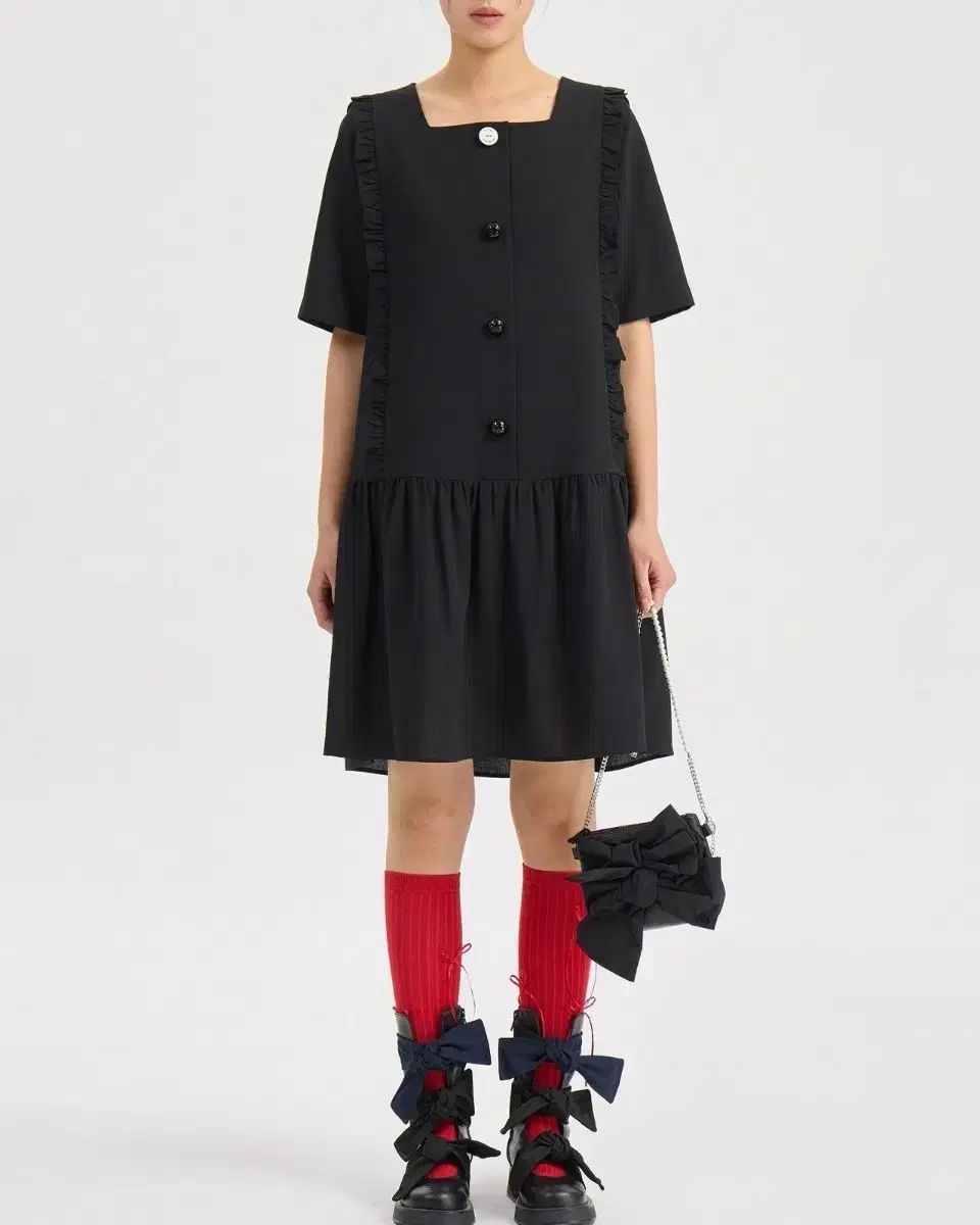 LUCKY CHOUETTE ラッキーシュエトゥ ポリ ワンピース(新品)