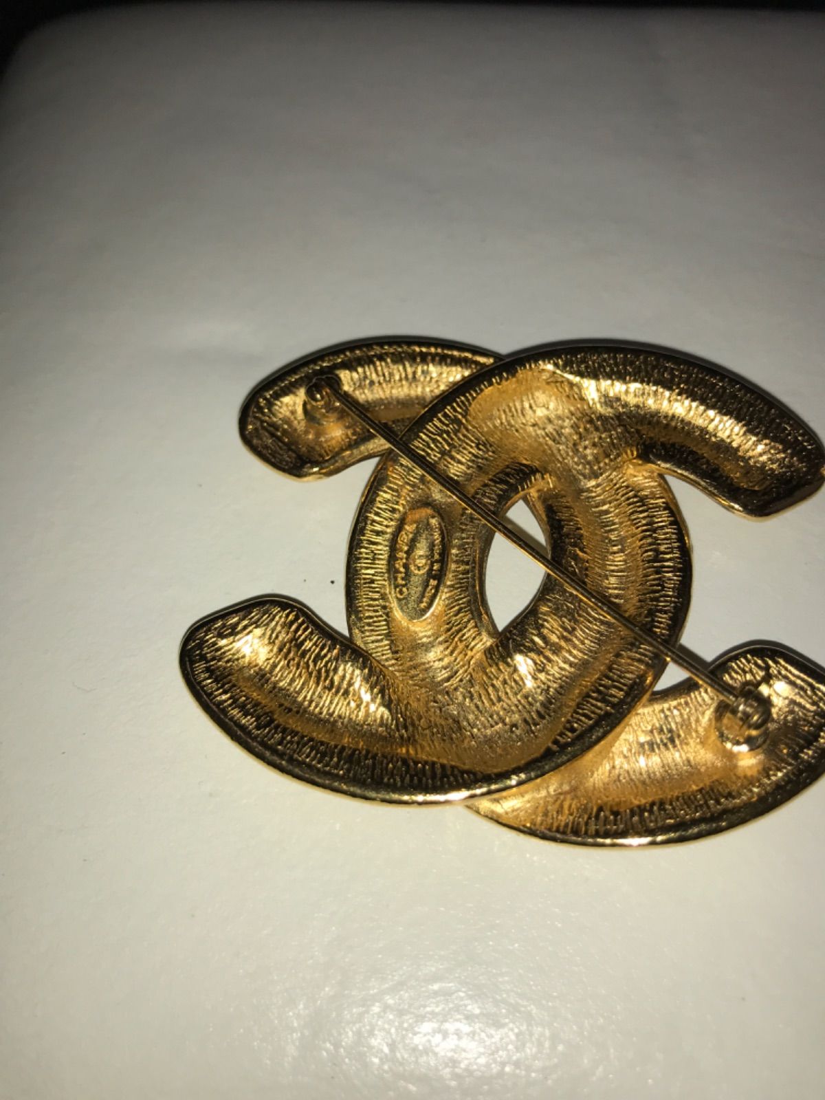 UON CHANEL ココマーク ヴィンテージ マトラッセゴールドブローチ