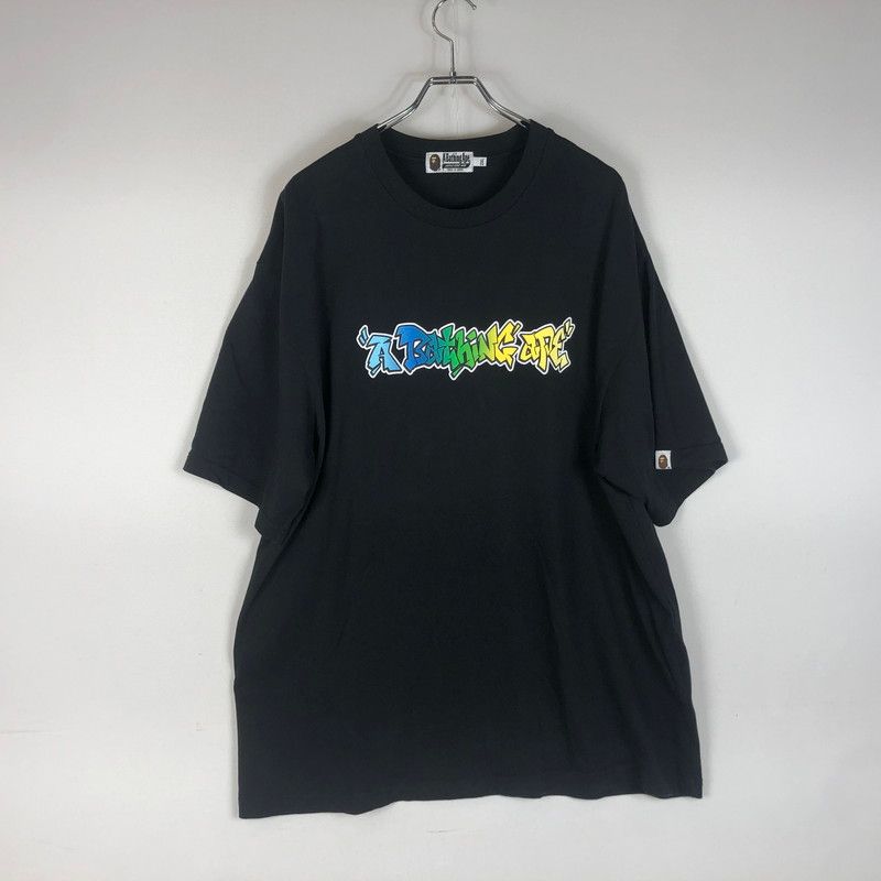 【中古品】 ABATHING APE ア・ベイジング・エイプ GRAFFITI RELAXED FIT TEE 001CSJ201020I グラフィック リラックスフィット Tシャツ 半袖 トップス 【142-260609-sa-02-tei】
