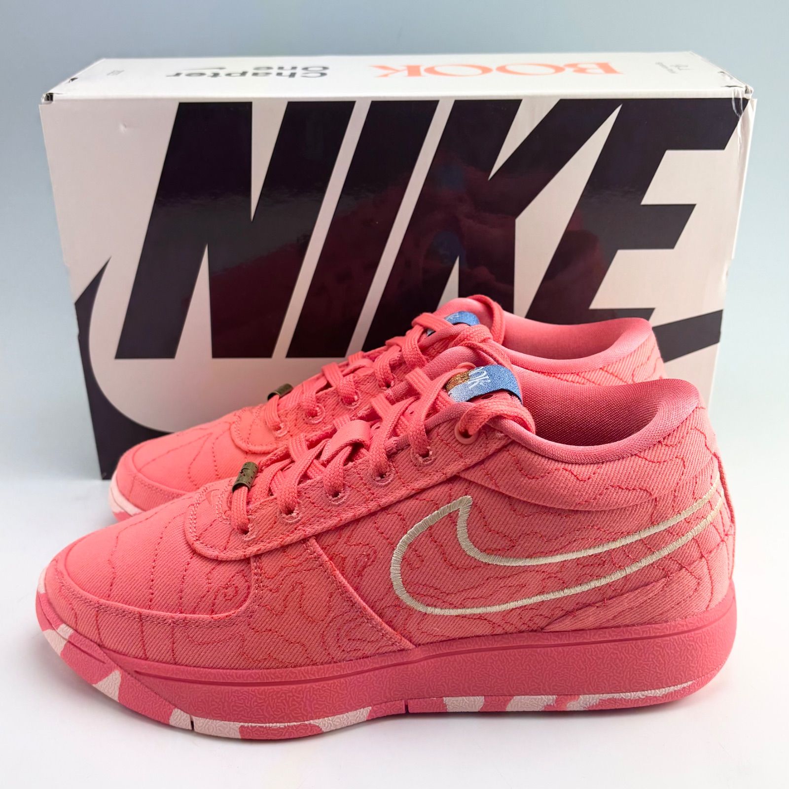 未使用品 NIKE BOOK 1 TEXT EP MAGIC EMBER us7.5 25.5cm IB8053-800 ナイキ ブック1