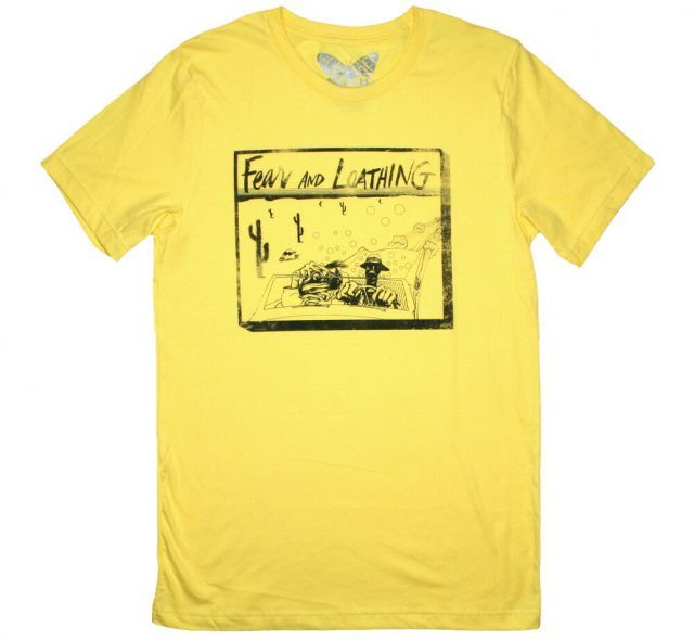 [Worn Free] Hunter S. Thompson / Fear and Loathing in Las Vegas Tee 2 (Gold) - [ウォーン・フリー] ハンター・S・トンプソン / ラスベガス★71(ラスベガスをやっつけろ) Tシャ