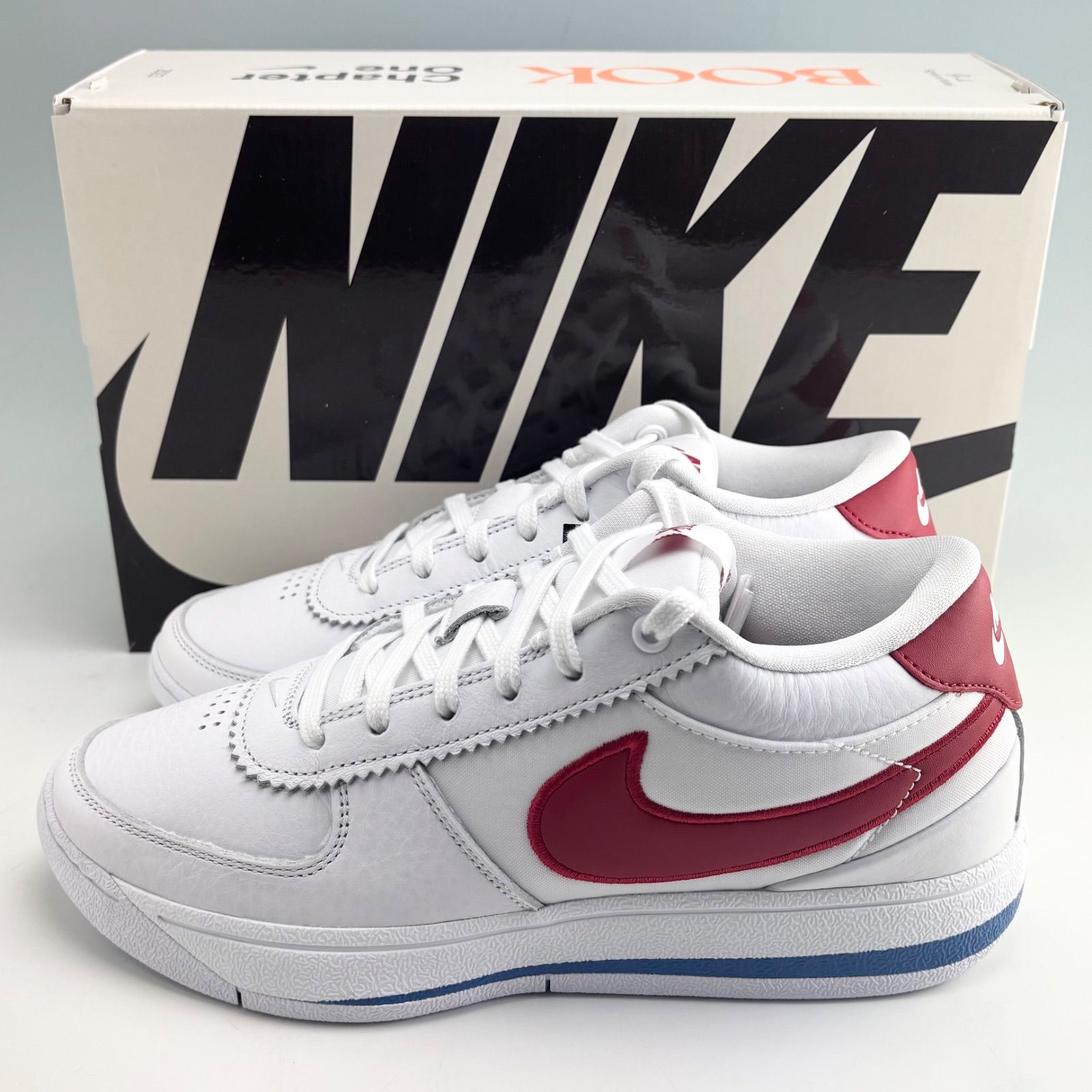 未使用品 NIKE BOOK 1 EP WHITE us7 25cm FJ4250-105 ナイキ ブック1 ホワイト