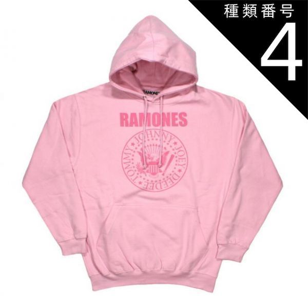 種類4：X-Large Ramones / Presidential Seal Hoodie 2 (Pink) - ラモーンズ プルオーバー パーカ