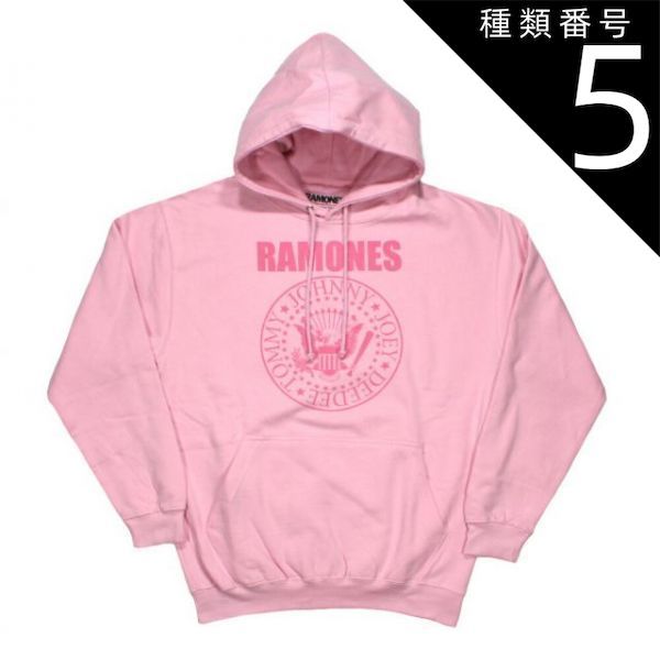 種類5：XX-Large Ramones / Presidential Seal Hoodie 2 (Pink) - ラモーンズ プルオーバー パーカ