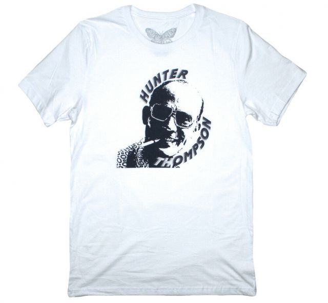 [Worn Free] Hunter S. Thompson / Portrait Tee 1 (White) - [ウォーン・フリー] ハンター・S・トンプソン Tシャツ