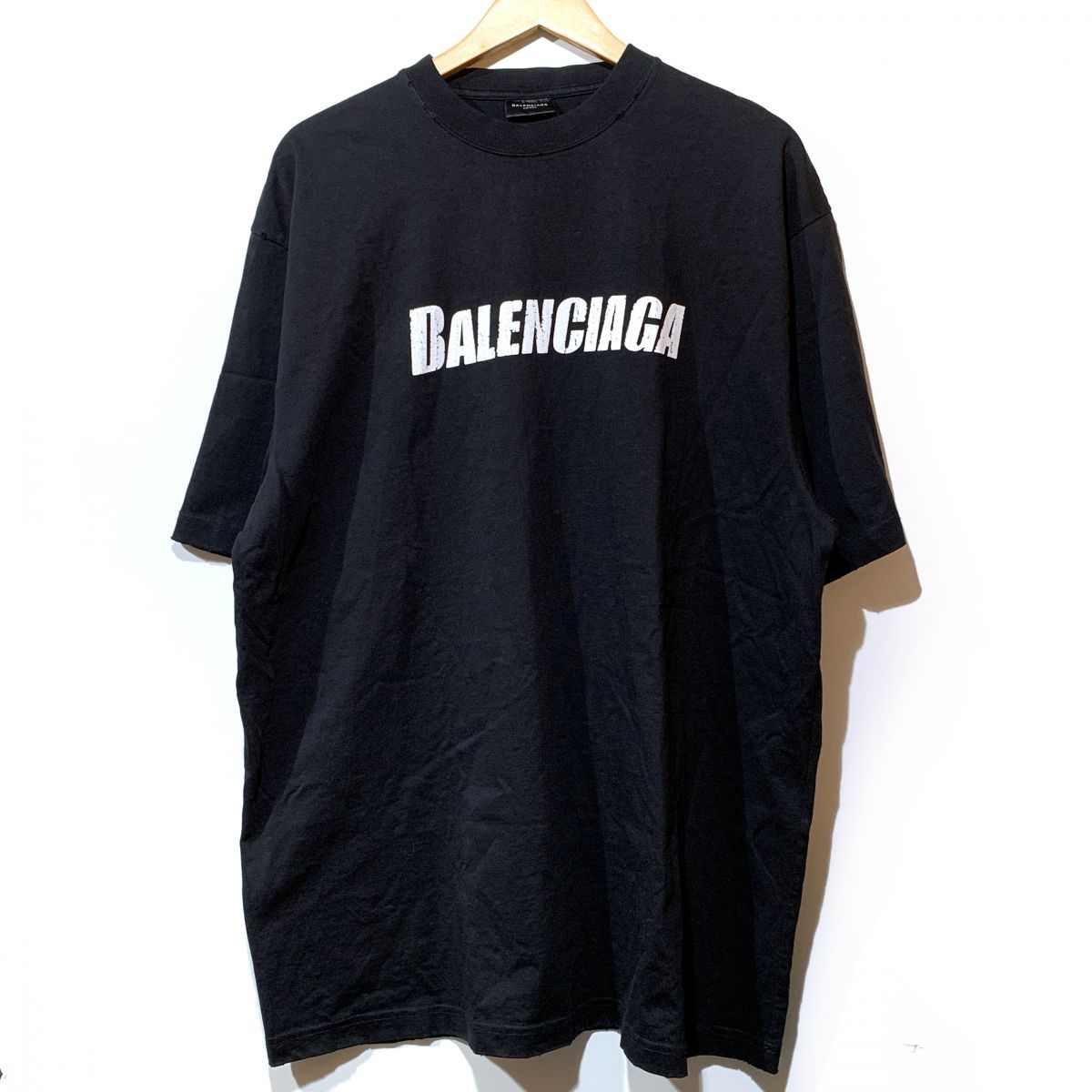 BALENCIAGA バレンシアガ Tシャツ 半袖 ブラック XSサイズ 651795 TNVL1 ※中古 【津山店】