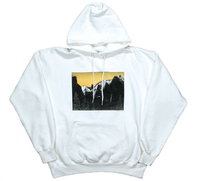 [Tom Killion] Yosemite Valley Hoodie 2 (White) - トム・キリオン フード, プルオーバー パーカ / ヨセミテ・ヴァレー