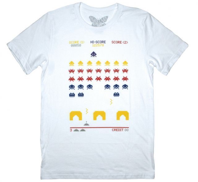 [Worn Free] John Lennon / Space Invaders Tee (White) - [ウォーン・フリー] ジョン・レノン Tシャツ