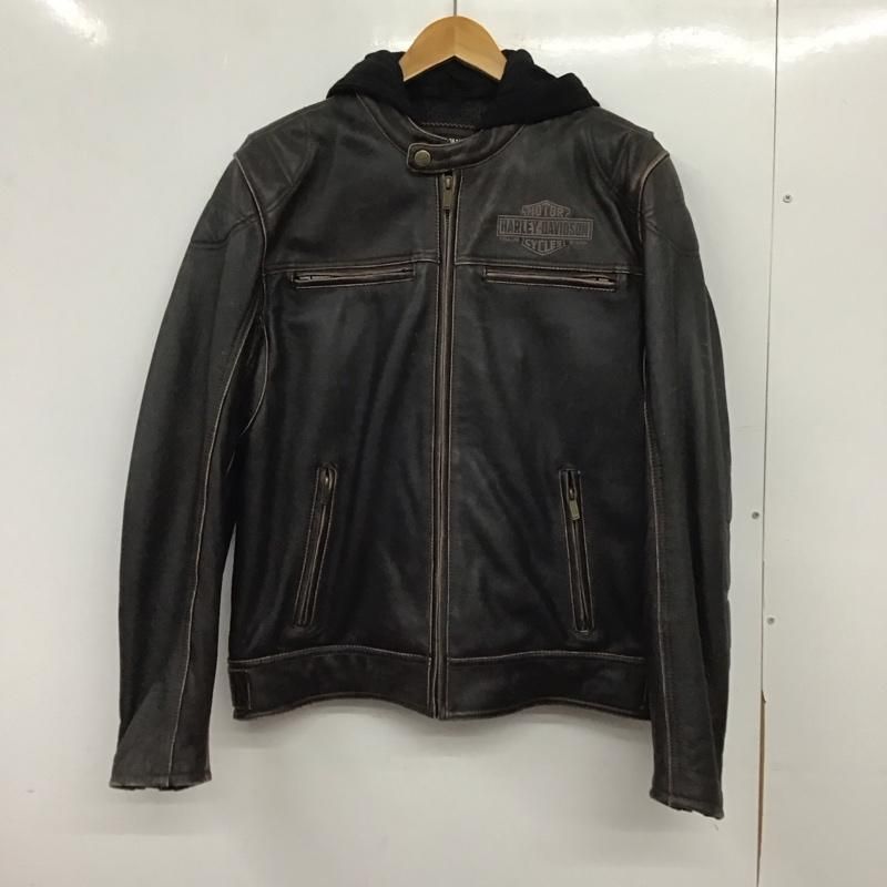 Harley-Davidson ハーレーダビッドソン ジャケット、上着 ジャンパー、ブルゾン ジップアップレザージャケット アウター 古着
