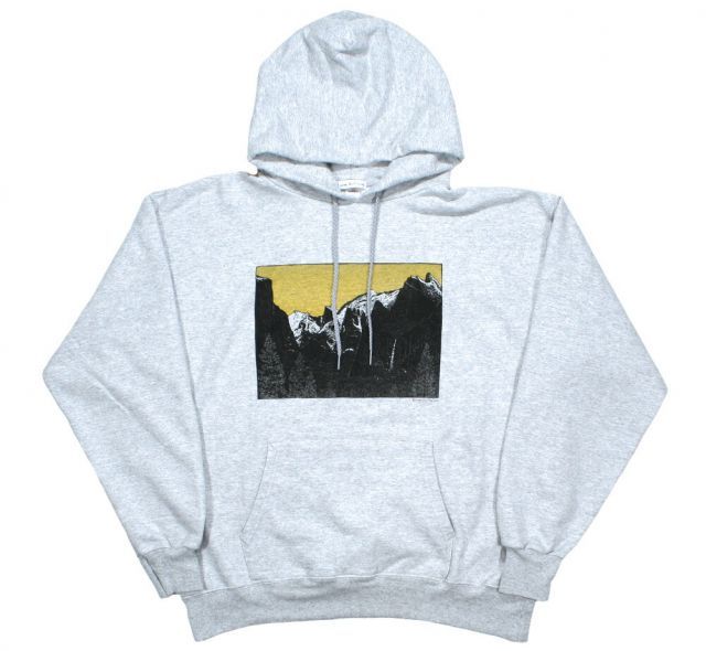 [Tom Killion] Yosemite Valley Hoodie 1 (Heather Grey) - トム・キリオン フード, プルオーバー パーカ / ヨセミテ・ヴァレー