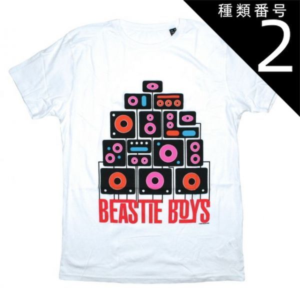 種類2：Medium Beastie Boys / Quadraphonic Stereo Tee (White