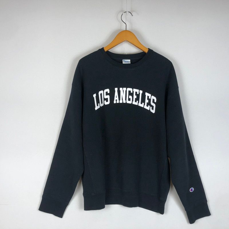 【中古品】 RHC Ron Herman ロンハーマン × CHAMPION チャンピオン 別注コラボ REVERSE WEAVE LOS ANGELES SWEAT C8-Y009 リバースウィーブ スウェット 【141-260609-sa-04-tei】