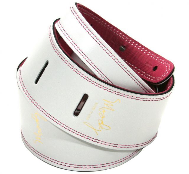 [Moody Leather] Leather Backed Guitar Strap [Standard / 2.5