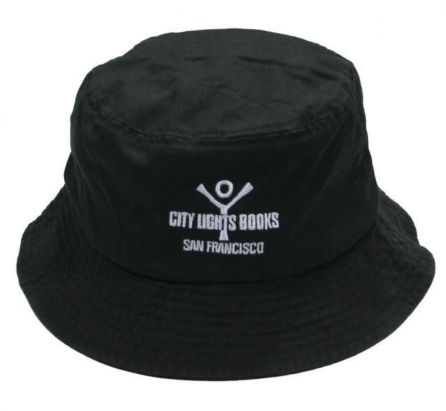 [City Lights Bookstore] Logo Bucket Hat (Black) - シティ・ライツ・ブックストア ハット