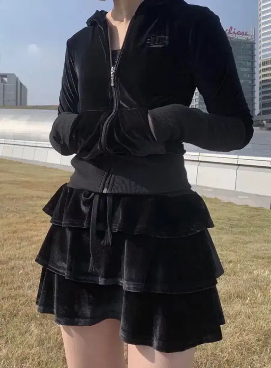 Babymetalclub セットアップ ブラック ギャル 姫 ロン毛