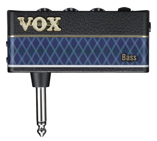 VOX(ヴォックス) ベース用 ヘッドホンアンプ amPlug 3 Bass 小型/ケーブル不要/自宅練習/電池駆動/エフェクト内蔵/ベースアンプサウンド AP3-BAkk