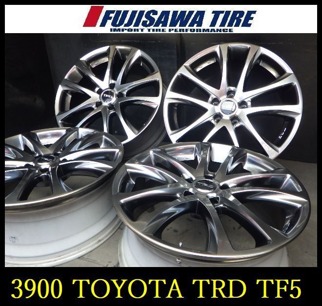 3900】A送料無料△TOYOTA TRD TF5△19x8.0J 5穴 114.3 +40