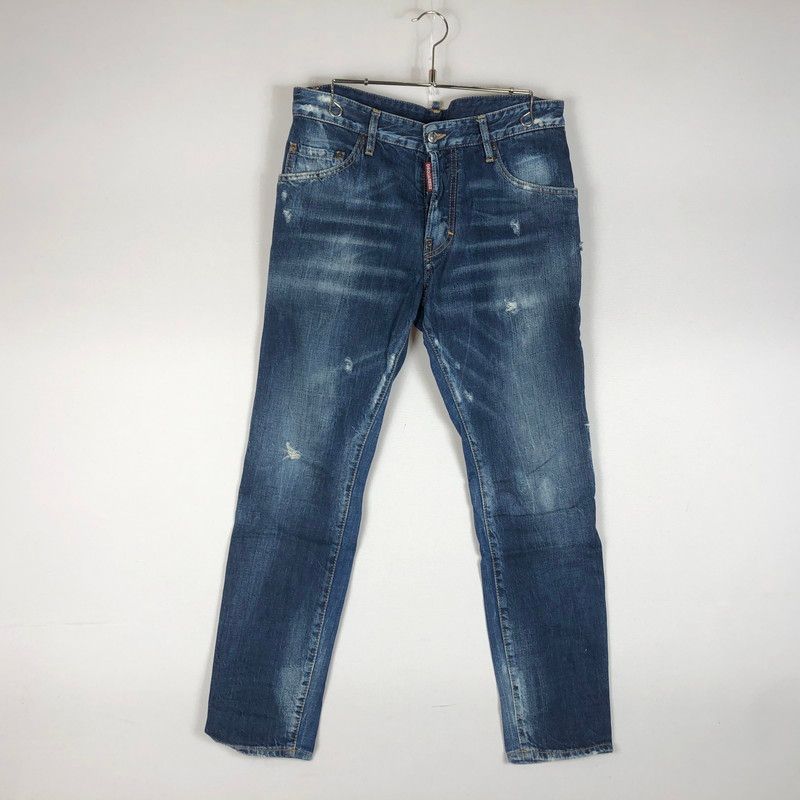 【中古品】 DSQUARED2 ディースクエアード DAMAGE DENIM PANTS S71LB0469 STN757 ダメージデニムパンツ ボトムス ジーンズ 【152-260609-sa-07-tei】