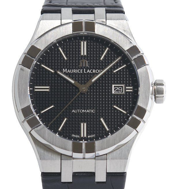 箱保付 美品 MAURICE LACROIX モーリスラクロア AIKON AUTOMATIC AI6008-SS001-330-1 自動巻き メンズ