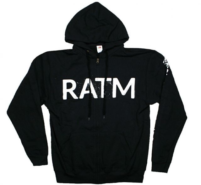 Rage Against The Machine / RATM BOLA 99 Zipped Hoodie (Black) - レイジ・アゲインスト・ザ・マシーン ジップ フード パーカ