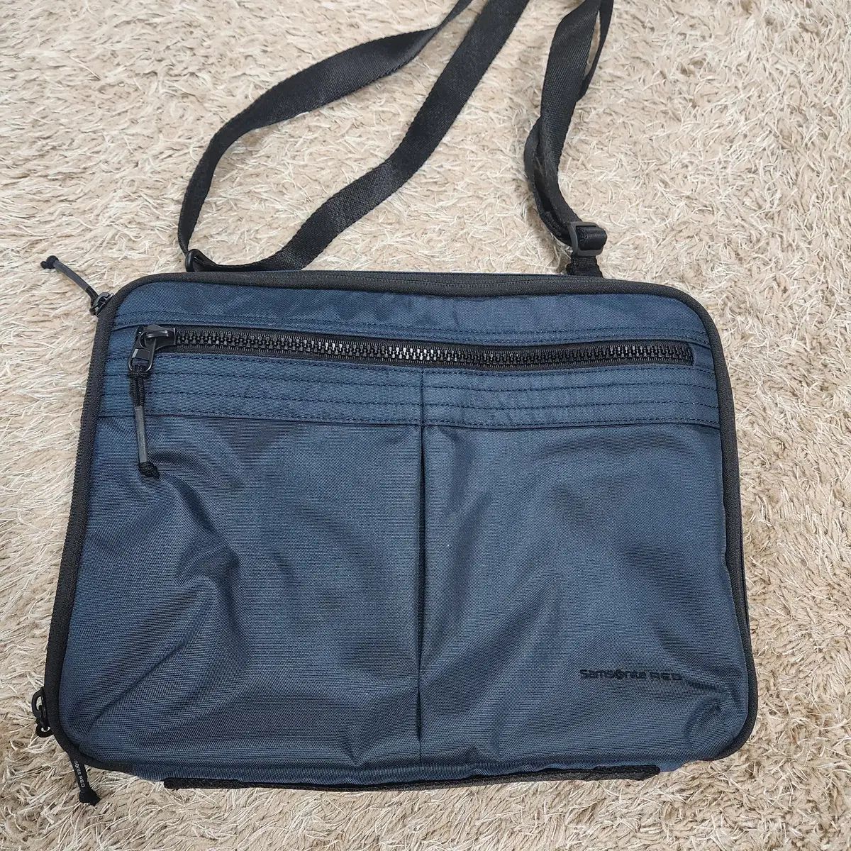 (ヴィンテージボックス) Samsonite レッド 正規品 ノートBOOK&クロス バッグ