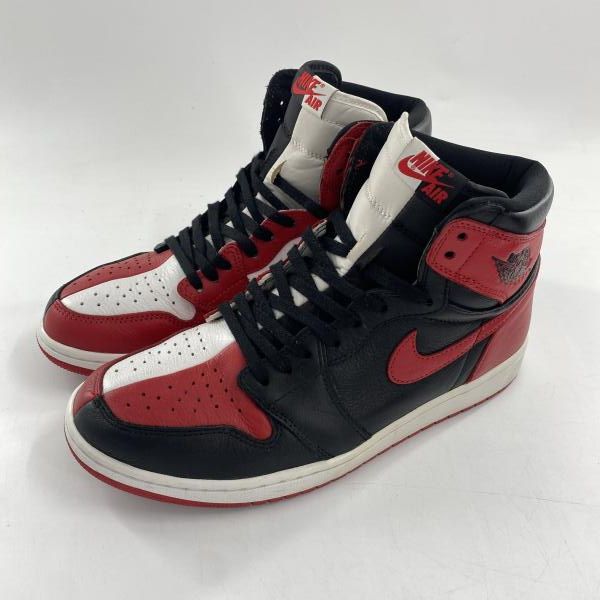 【中古】NIKE Air Jordan 1 Retro High Homage To Home Chicago Numbered スニーカー 28.5cm AR9880-023 レッド ホワイト ブラック ナイキ[10]