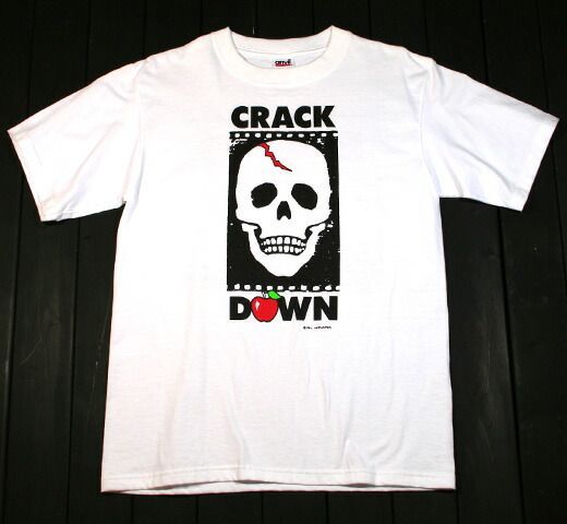 Crack Down Benefit Concert Tee (November 1) (White) - クラック・ダウン・ベネフィット・コンサート Tシャツ