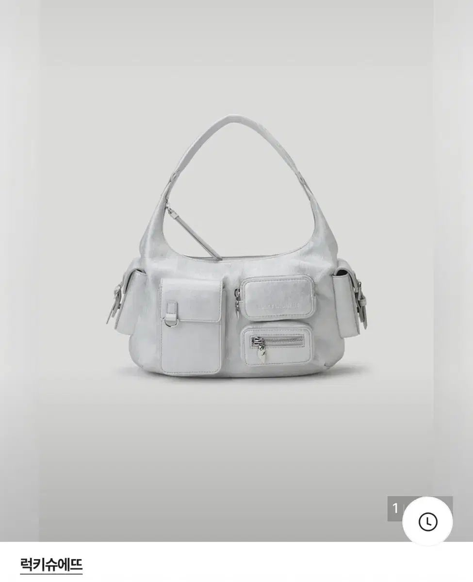 LUCKY CHOUETTE ラッキーシュエトゥ シルバー HOBO BAG
