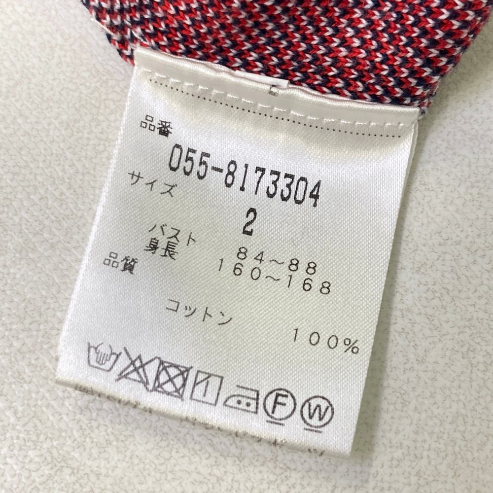 サイズ：2 PEARLY GATES パーリーゲイツ Vネック ニットベスト