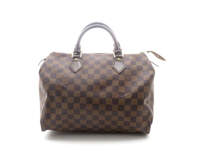 LOUIS VUITTON ルイ・ヴィトン バッグ スピーディ30 ダミエ N41531 ボストンバッグ ダミエキャンバス ブラウン ユニセックス【中古】437
