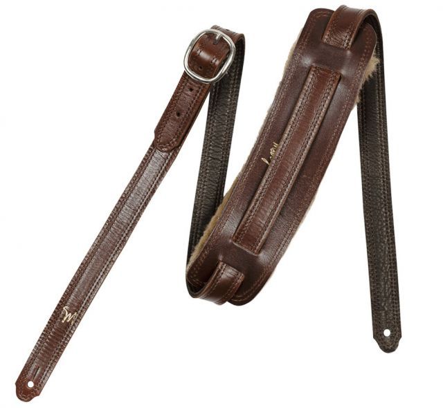 [Moody Leather] Sheepskin Guitar Strap [Standard / 1