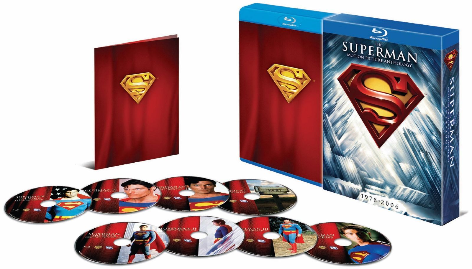 スーパーマン モーション・ピクチャー・アンソロジー(8枚組)【初回限定生産】 [Blu-ray]