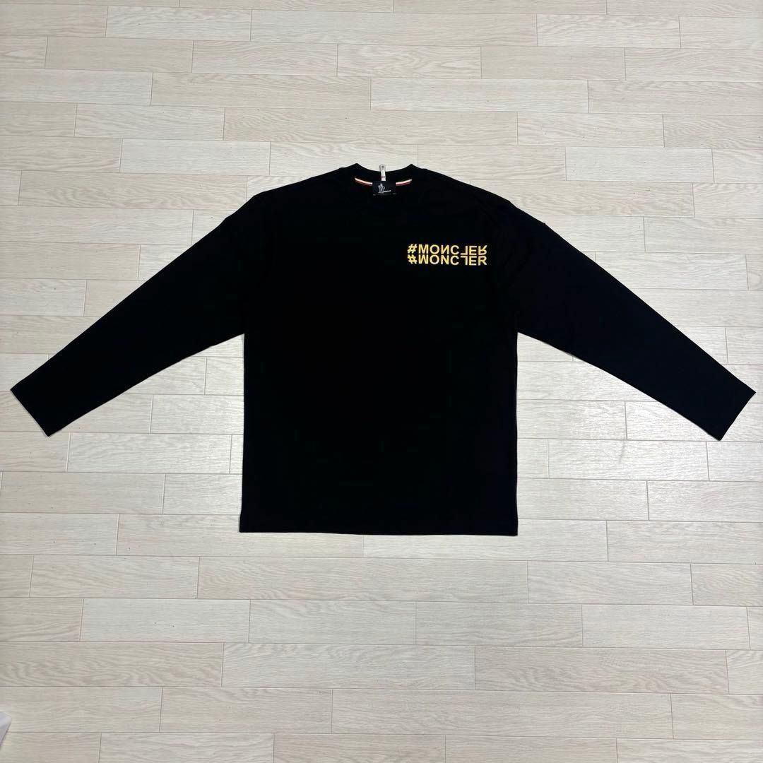 モンクレール グルノーブル ブラック M 長袖Tシャツ 5S584 - メルカリ
