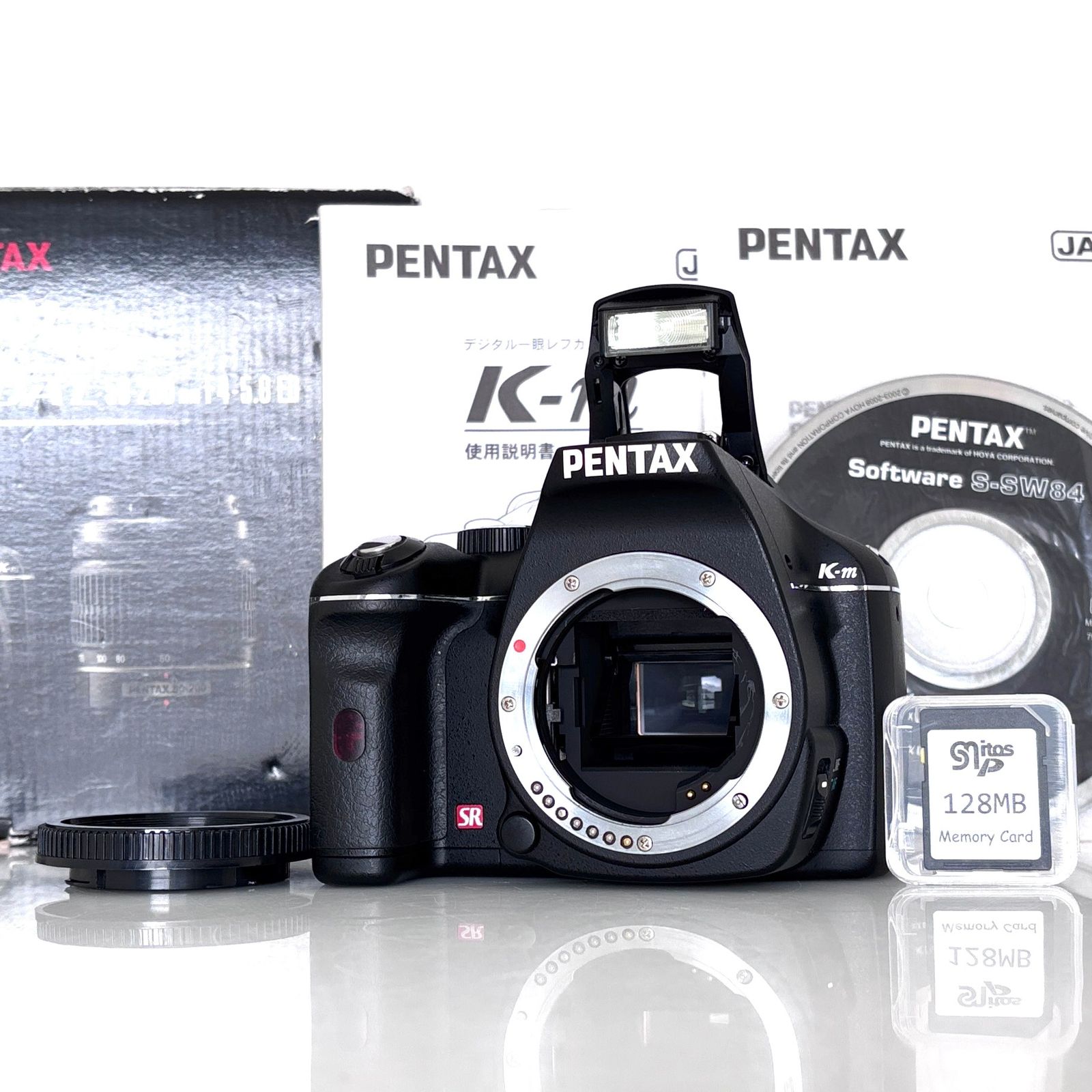撮影枚数5,870枚【ペンタックス】PENTAX K-m デジタルカメラ + 元箱 #T864A