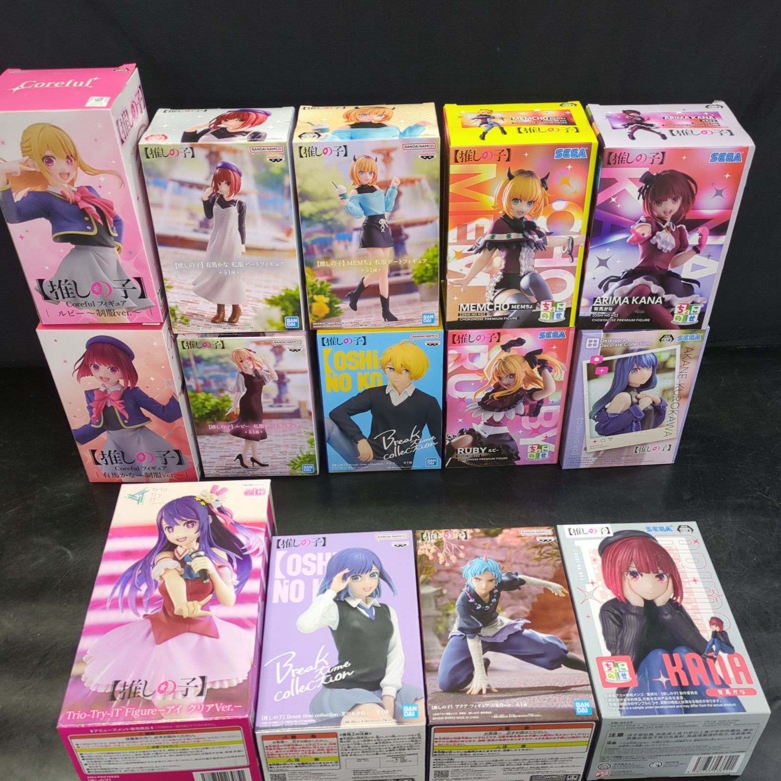 D44385】未開封 推しの子 プライズ フィギュア まとめ売り 14点セット
