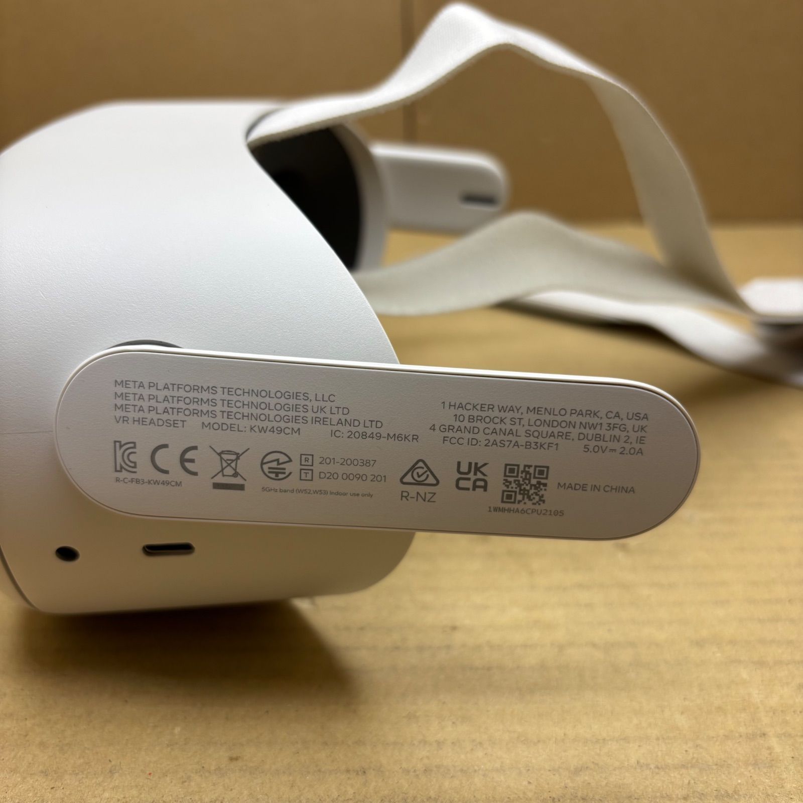 中古・欠品あり Meta Quest 2 128GB ホワイト KW49CM - メルカリ
