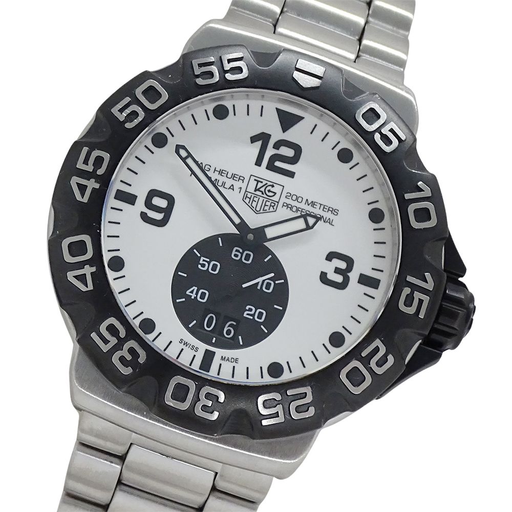 タグホイヤー TAG Heuer フォーミュラ1 WAH1011 BA0854 時計 メンズ ブランド グランドデイト クオーツ QZ ステンレス SS 磨き済み 【中古】