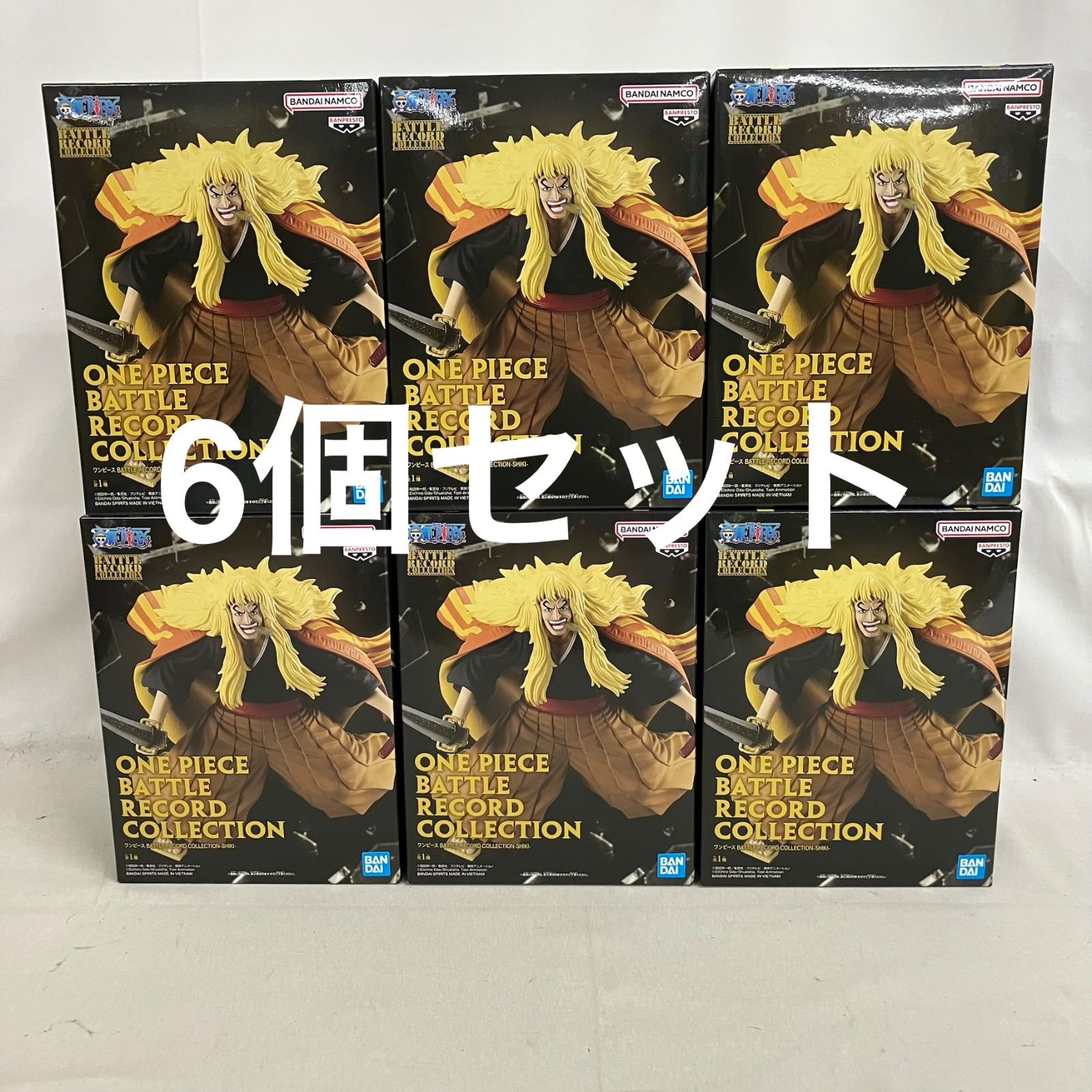 未開封 ワンピース BATTLE RECORD COLLECTION シキ フィギュア 6個