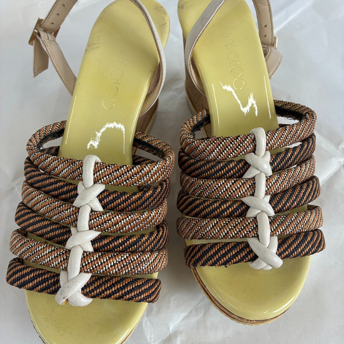 【ER263】NS820 Jimmy Choo ジミーチュウ サンダル 265181725