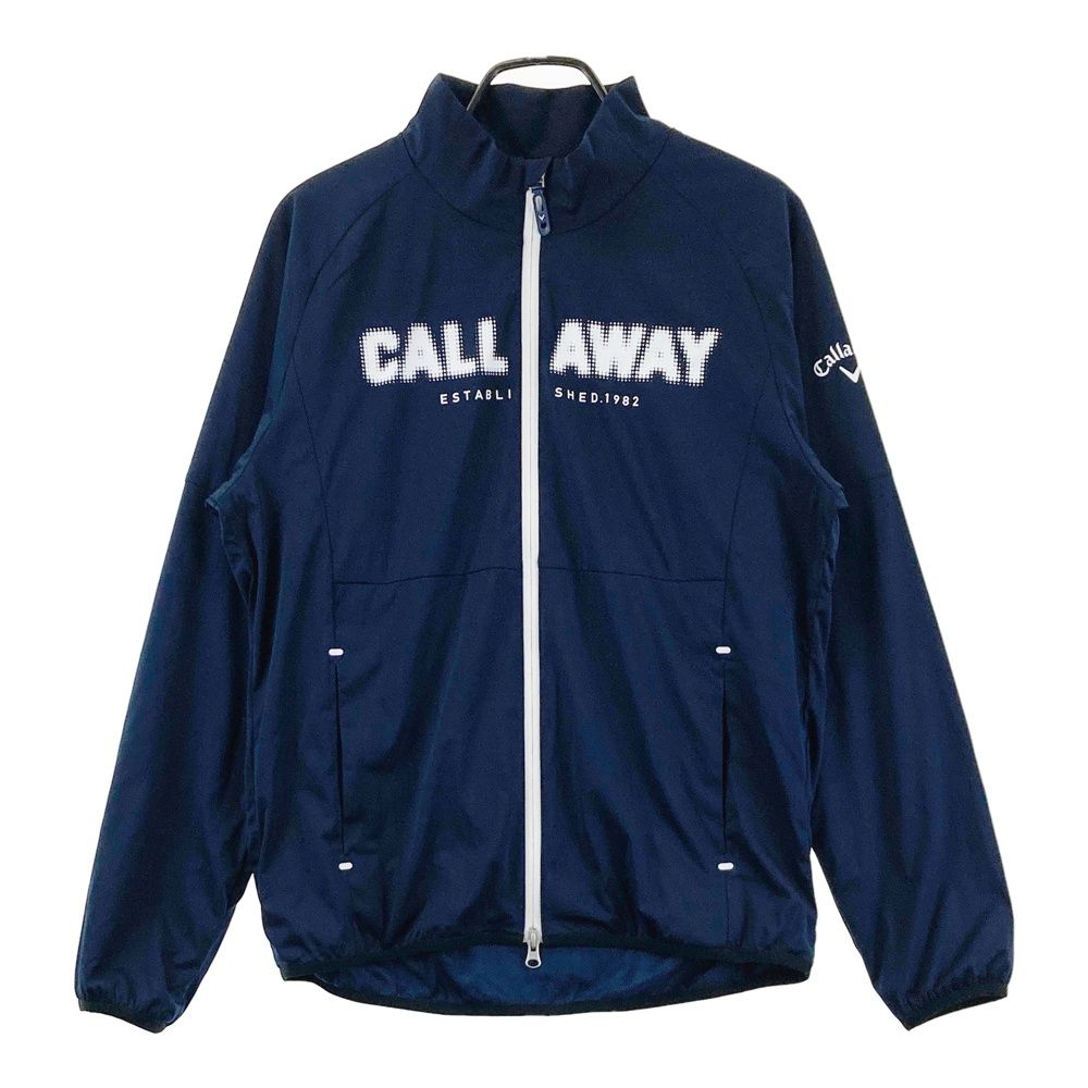 サイズ：L CALLAWAY キャロウェイ 2024年モデル メッシュ裏地付き 長袖ジャケット ネイビー系 [240101598620] ゴルフウェア メンズ ストスト