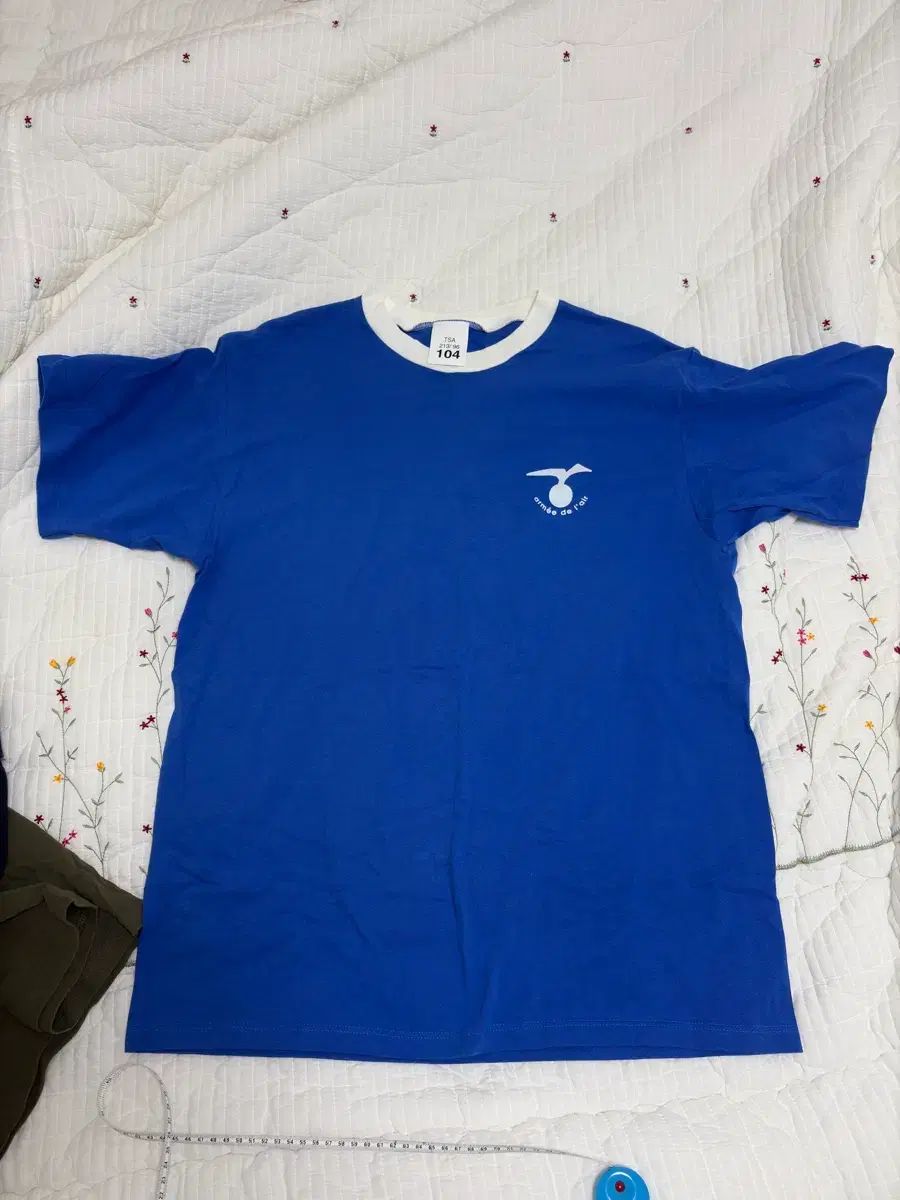 フランス空軍支給 半袖リンガーTシャツ (104)