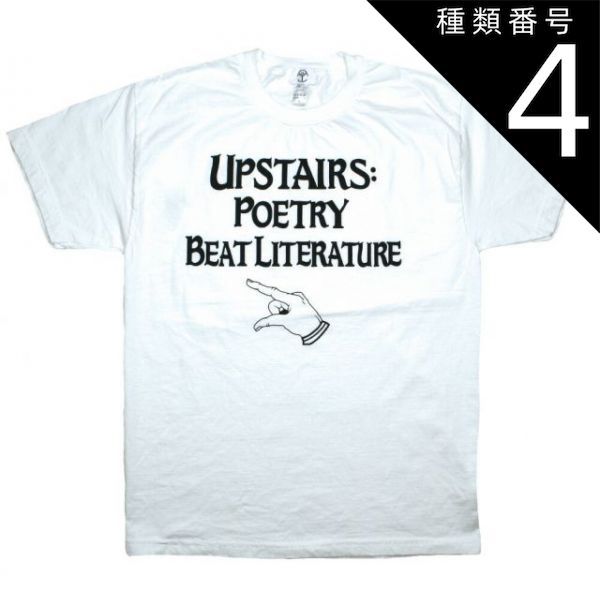 種類4：X-Large [City Lights Bookstore] Upstairs Tee (White) - [シティ・ライツ・ブックストア] アップステアーズ Tシャツ