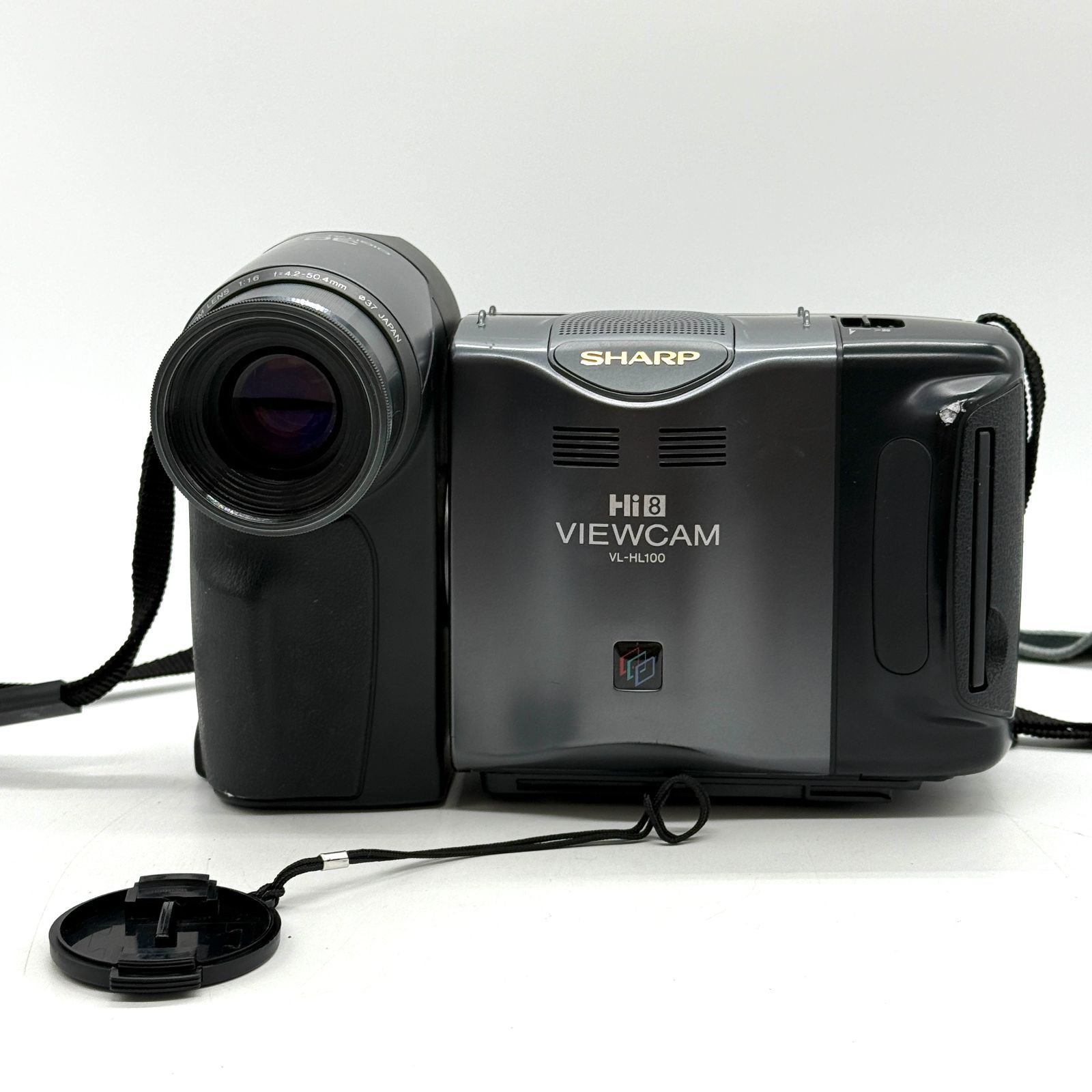 SHARP シャープ Hi8方式 8ミリビデオカメラ「VIEWCAM VL-HL100」オプションセット 昭和レトロ 通電確認済み