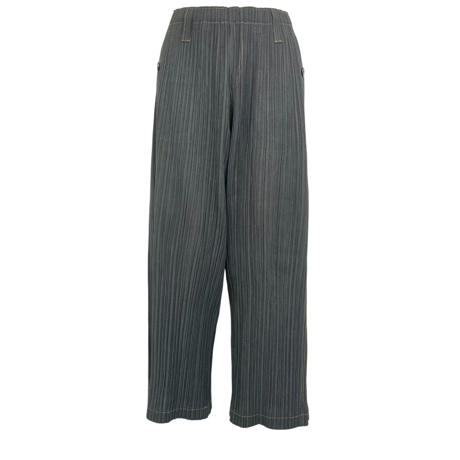 極美品 ISSEY MIYAKE イッセイミヤケ PLEATS PLEASE プリーツプリーズ パンツ グレー サイズ2