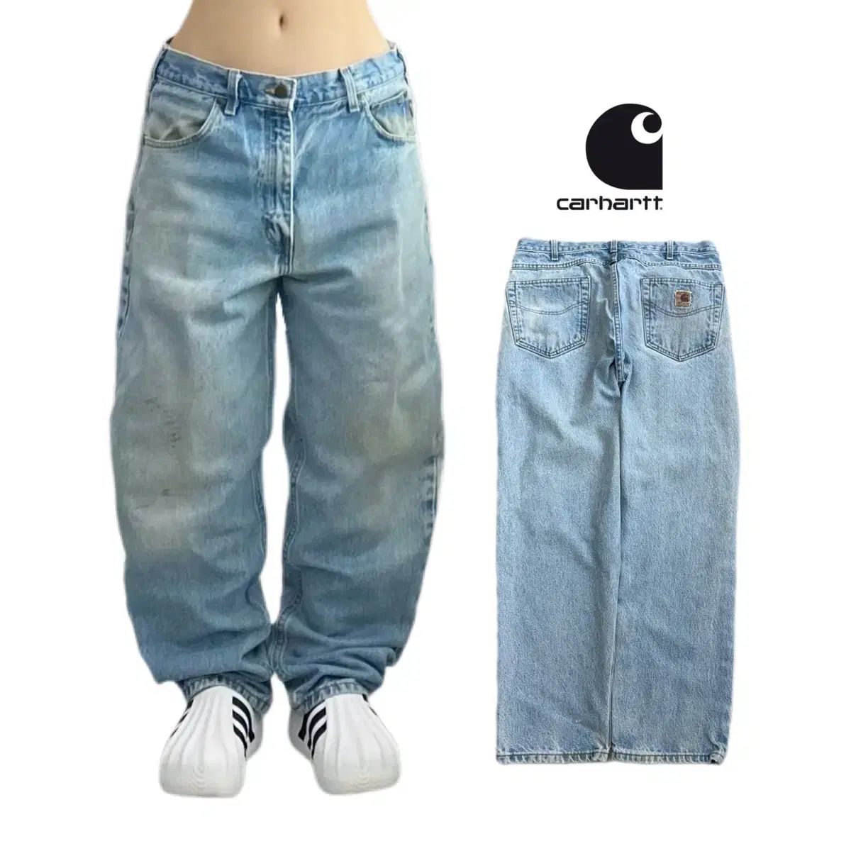 Carhartt カーハート OG ウォッシュ ウォーク デニムパンツ