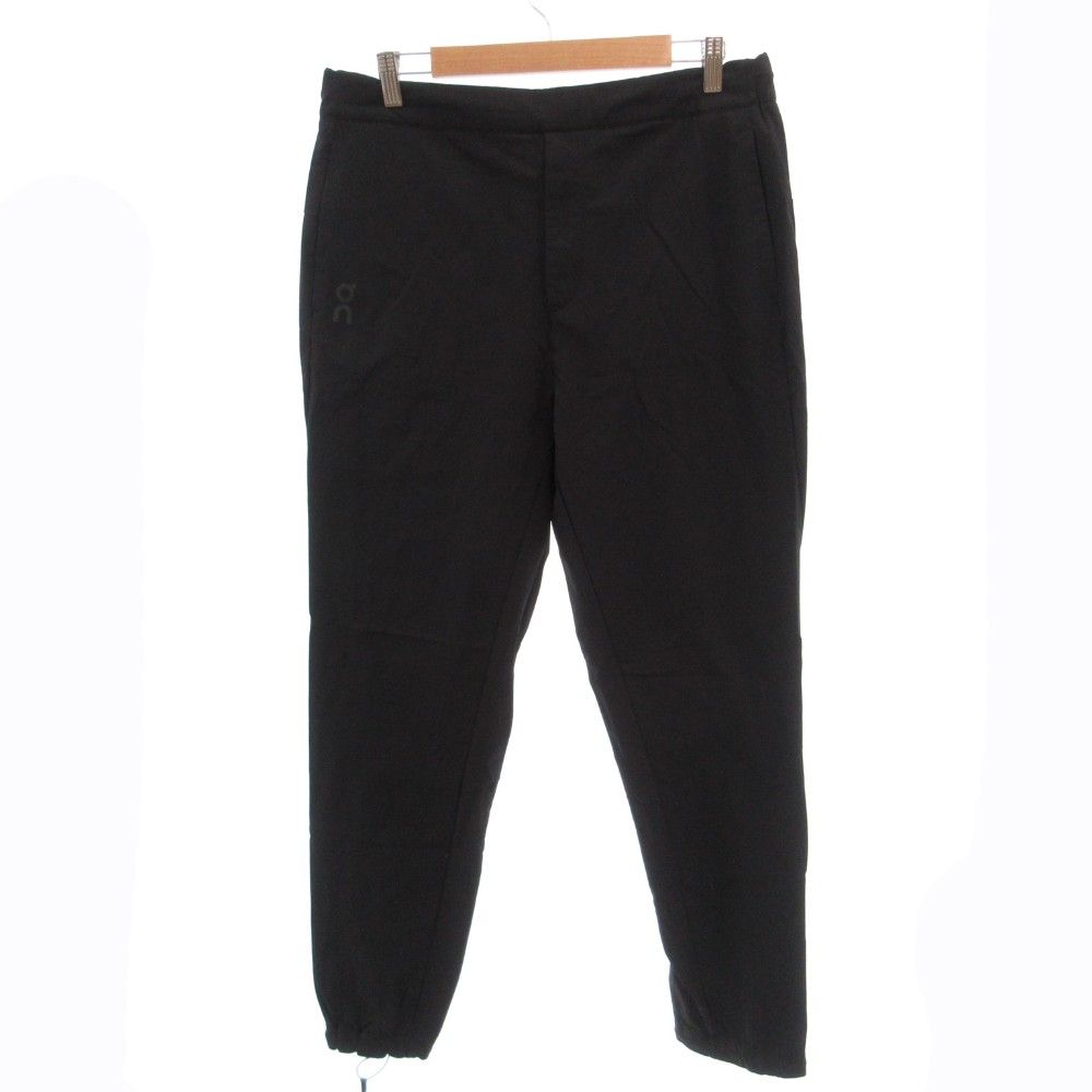 オン ON Active Pants ランニング パンツ イージー テーパード ロゴ ナイロン XL 黒 ブラック /FF