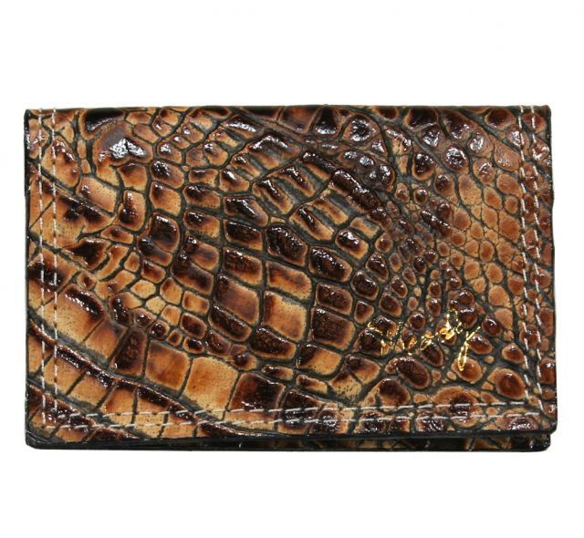 [Moody Leather] Faux Gator Leather Wallet - ムーディー・レザー・ウォレット