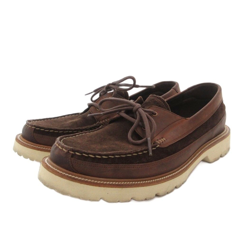コールハーン COLE HAAN アメリカンクラシックス レンジャーモック スニーカー シューズ スエード US8.5 茶 ブラウン C36049 /FF